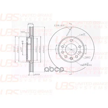 Premium brake disc for Opel Astra G/H 98-09/Meriva 03-/Zafira 99-front vent. 1 piece UBS item No. bp2104001
Premium brake disc for Opel Astra G/H 98-09/Meriva 03-/Zafira 99-front vent. 1 piece UBS item No. bp2104001