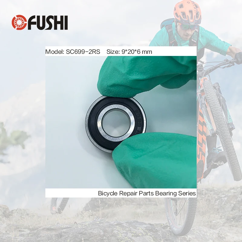 699-2RS Stainless Bearing 9*20*6 mm ( 1 PC ) ABEC-3 6904 RS Bicycle Hub Front Rear Hubs Wheel 9 20 6 Ceramic Balls Bearings
699-2RS Stainless Bearing 9*20*6 mm ( 1 PC ) ABEC-3 6904 RS Bicycle Hub Front Rear Hubs Wheel 9 20 6 Ceramic Balls Bearings
