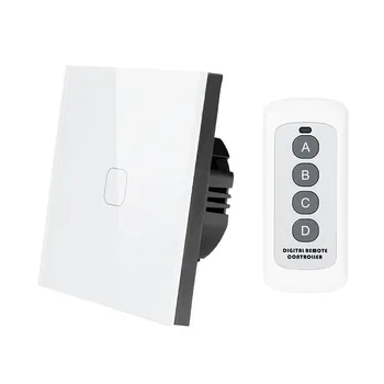 Minitiger Touch Switch 1 2 Gang 1 Way Wireless Remote Control Light Switch LED Indicator For RF433 Smart Home Touch Switch
Minitiger Touch Switch 1 2 Gang 1 Way Wireless Remote Control Light Switch LED Indicator For RF433 Smart Home Touch Switch