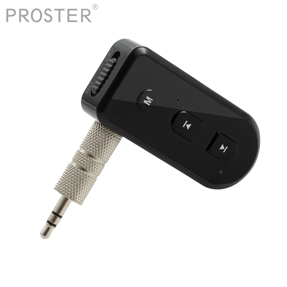 PROSTER For Wireless Bluetooth V4.1 Car Home Music Audio Receiver 3.5mm Aux Stereo Adapter
PROSTER For Wireless Bluetooth V4.1 Car Home Music Audio Receiver 3.5mm Aux Stereo Adapter