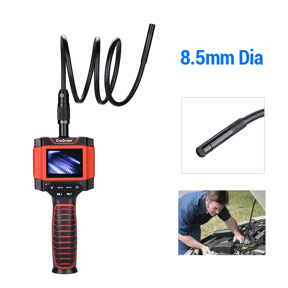 2.31" TFT Monitor Endoscope Borescope Inspection Video Camera 8.5mm 1M Snake Cable Video Camera Car Repair Inspector
2.31" TFT Monitor Endoscope Borescope Inspection Video Camera 8.5mm 1M Snake Cable Video Camera Car Repair Inspector