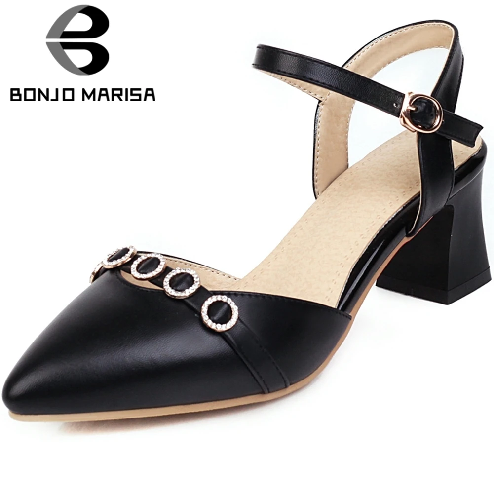 BONJOMARISA Fashion Lady Summer Sandals Pointed Toe Crystal High Heels Sandals Women Buckle Strap Casual Office Shoes Woman
BONJOMARISA Fashion Lady Summer Sandals Pointed Toe Crystal High Heels Sandals Women Buckle Strap Casual Office Shoes Woman