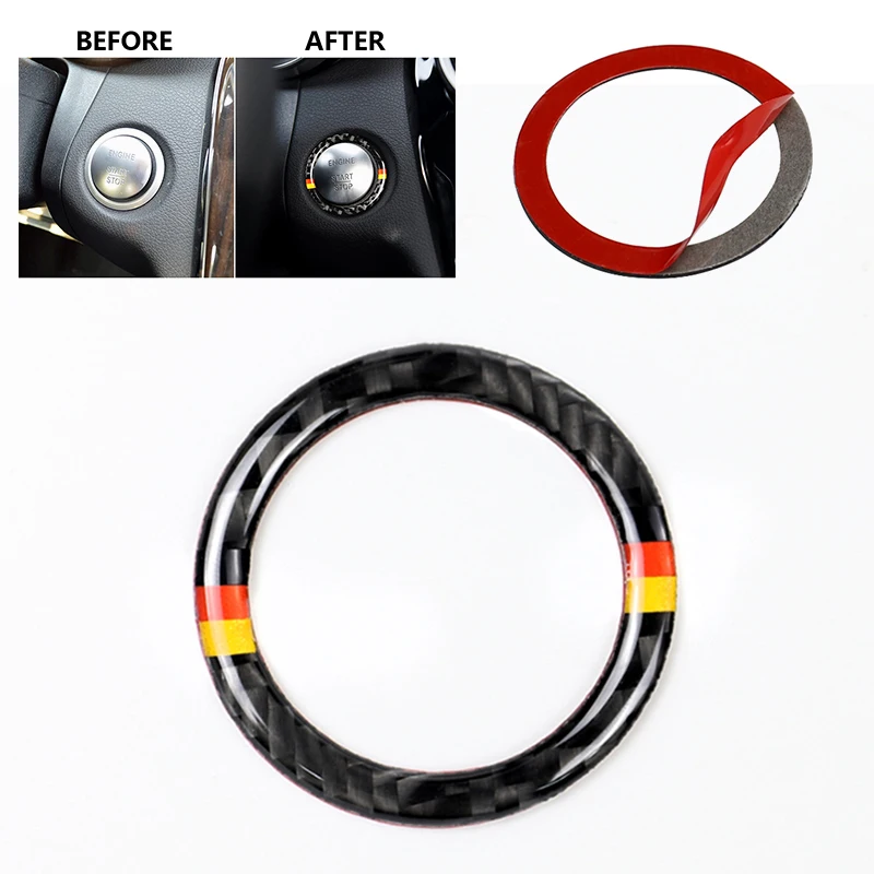 New Auto Start Button Ring Engine Trim Molding Cover For Mercedes-Benz C Class W205 Real Carbon Fiber Black 50mm
New Auto Start Button Ring Engine Trim Molding Cover For Mercedes-Benz C Class W205 Real Carbon Fiber Black 50mm