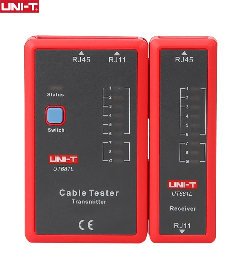 UNI-T UT681L/UT681C/UT681HDMI Cable Tester Detection Network Cable/Telephone Line/BNC Line/ HDMI Repair Tool LED Tester
UNI-T UT681L/UT681C/UT681HDMI Cable Tester Detection Network Cable/Telephone Line/BNC Line/ HDMI Repair Tool LED Tester