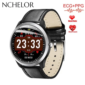 

Men's Watch Casual Pedometer Heart Rate Monitoring Calories Consumption IP67 Waterproof Bluetooth Leather + Metal Watch