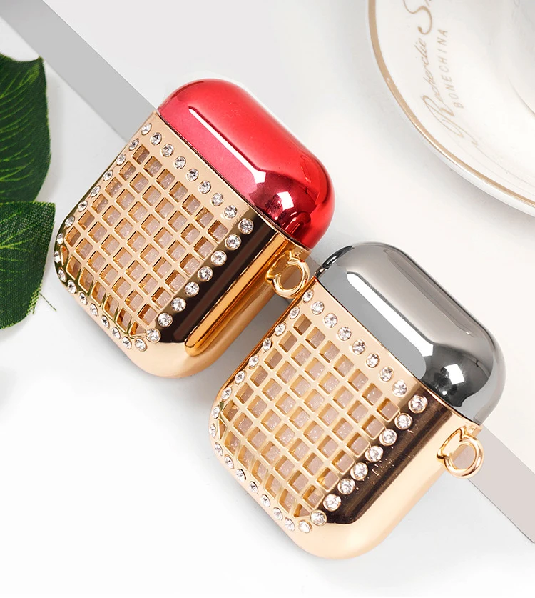 Diamond Metal Protective Cover Case for Airpods Earphone Protective Cover Female Wireless Bluetooth Headset Case for Airpods
Diamond Metal Protective Cover Case for Airpods Earphone Protective Cover Female Wireless Bluetooth Headset Case for Airpods