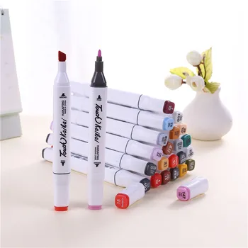 Double-head marker pen color pen set / marker pen / art painting set / art supplies/ art supplies for artist 
Double-head marker pen color pen set / marker pen / art painting set / art supplies/ art supplies for artist