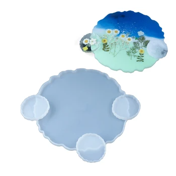 1psc Crystal Epoxy Round Tray Silicone Mold DIY Handmade Swing Table Tray Kitchen Decoration Reusable Art Accessories
1psc Crystal Epoxy Round Tray Silicone Mold DIY Handmade Swing Table Tray Kitchen Decoration Reusable Art Accessories