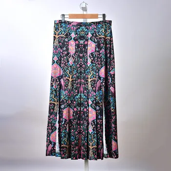 2020 Spring Summer New Women's High Waist Skirts Split Plant Print Lady Mid-Calf Skirts New Fashion
2020 Spring Summer New Women's High Waist Skirts Split Plant Print Lady Mid-Calf Skirts New Fashion