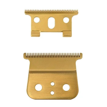 Gold T Outliner Replacement, Double Gold Wide Timmer Blades for Andis T-Outliner Replacement ,Gold