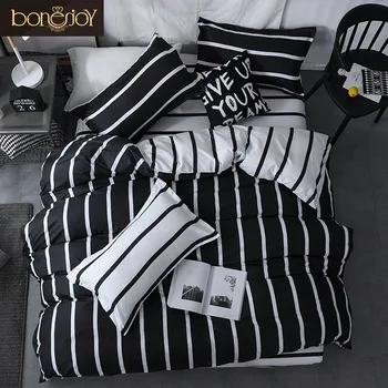Black And White Colo Striped Bed Cover Sets Bed Kit Sheet Cover Single/Twin/Double/Queen/King Pillowcase Quilt Bedding
Black And White Colo Striped Bed Cover Sets Bed Kit Sheet Cover Single/Twin/Double/Queen/King Pillowcase Quilt Bedding