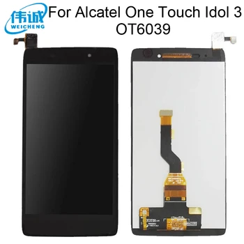 WEICHENG Tested LCD For Alcatel One Touch Idol 3 OT6039 6039 LCD Display with Touch Screen Digitizer Assemblely Black+Free Tools
WEICHENG Tested LCD For Alcatel One Touch Idol 3 OT6039 6039 LCD Display with Touch Screen Digitizer Assemblely Black+Free Tools