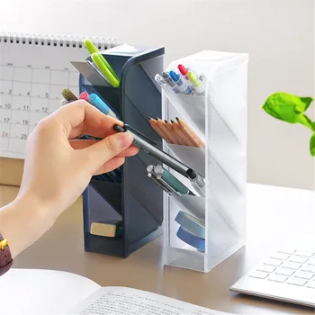 4 Grid Semi Transparent Pen Holder Multifunction Desktop School Storage Case Clear Plastic Box Pen Organizer Office Accessories
4 Grid Semi Transparent Pen Holder Multifunction Desktop School Storage Case Clear Plastic Box Pen Organizer Office Accessories