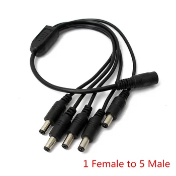 DC Power Adapter Cable DC 1 Female 2 4 5 6 8 Male Plug DC12V Power Splitter Cable 2.1mm/5.5mm Connectors & Terminals
DC Power Adapter Cable DC 1 Female 2 4 5 6 8 Male Plug DC12V Power Splitter Cable 2.1mm/5.5mm Connectors & Terminals