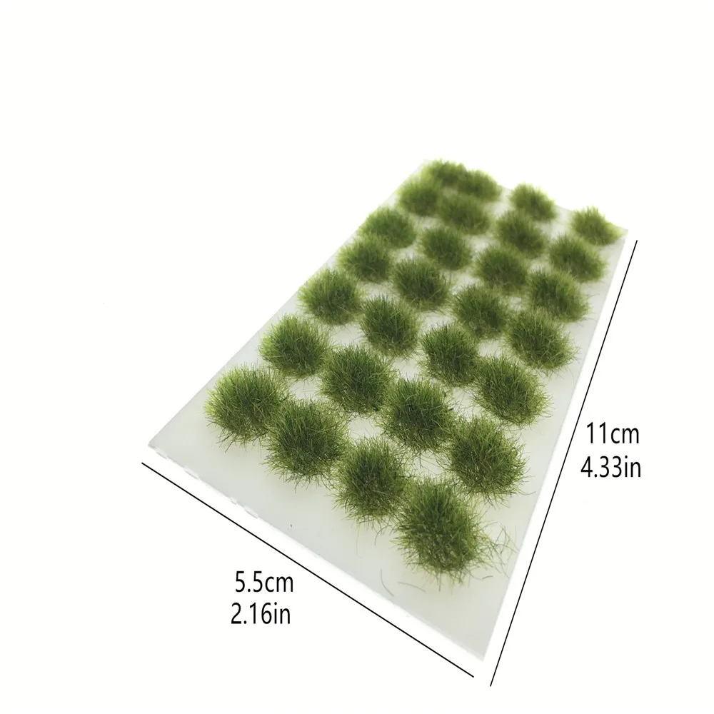 architecture 5mm flock grass ho train layout05