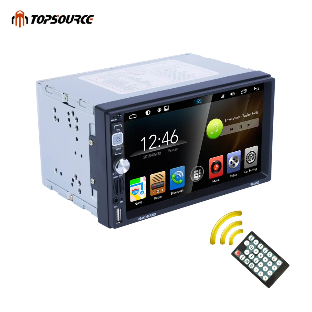 TOPSOURCE Car Radio Mp5 Player for Android Stereo 7 Inch Bluetooth Gps Hd Lcd Screen Touch Display Bt Wifi Am/fm Audio With Usb
TOPSOURCE Car Radio Mp5 Player for Android Stereo 7 Inch Bluetooth Gps Hd Lcd Screen Touch Display Bt Wifi Am/fm Audio With Usb