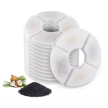 Filters For Cat Fountain-Pack Of 12, Cat Fountain Filters, Suitable For The Flower Fountains And Most Same Size Cat Fountains. I 
Filters For Cat Fountain-Pack Of 12, Cat Fountain Filters, Suitable For The Flower Fountains And Most Same Size Cat Fountains. I