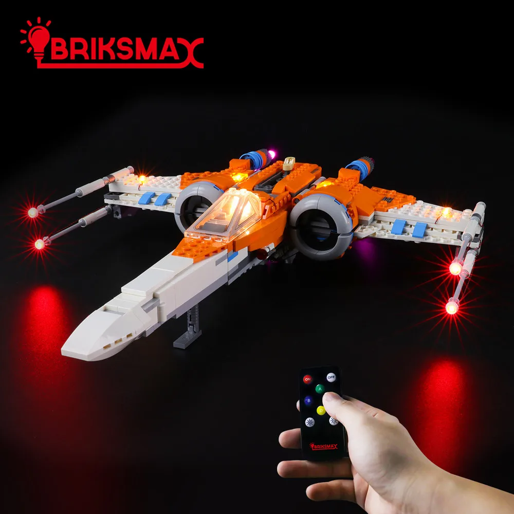 BriksMax Led Light Kit For 75273 Star War Poe Dameron's X-wing Fighter Building Blocks Model Lighting Set Romote Control Editon
BriksMax Led Light Kit For 75273 Star War Poe Dameron's X-wing Fighter Building Blocks Model Lighting Set Romote Control Editon