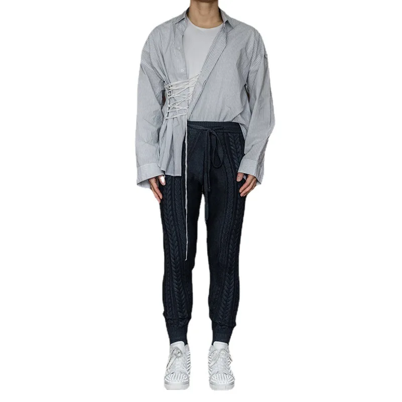 Fashion Men Pants 2021 Autumn Winter Men's Pants Pencil Pants Knitted Casual Pants Ankle-Length Pants Men Clothing
Fashion Men Pants 2021 Autumn Winter Men's Pants Pencil Pants Knitted Casual Pants Ankle-Length Pants Men Clothing