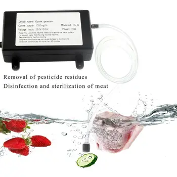 1000mg Ozone Generator Ozonizer Water Air Sterilize Purifier Cleaner Treatment Fruit Vegetable Fish Tank Disinfector
1000mg Ozone Generator Ozonizer Water Air Sterilize Purifier Cleaner Treatment Fruit Vegetable Fish Tank Disinfector