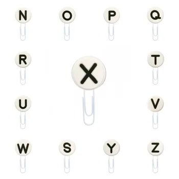 1pcs Alphabet Bookmarks for Books White Book Mark N to Z Capital Letters Paper Clips for School Teacher Office Kids Best Gift
1pcs Alphabet Bookmarks for Books White Book Mark N to Z Capital Letters Paper Clips for School Teacher Office Kids Best Gift