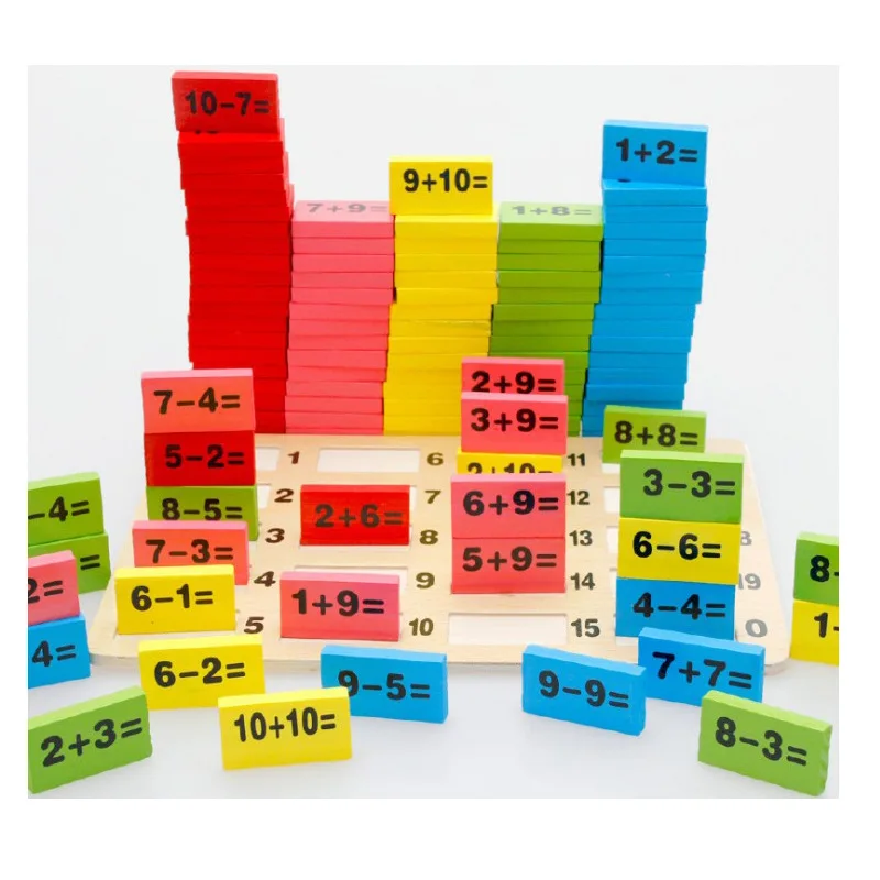 MWZ CHILDREN'S Toy with Numbers Computing Preschool Mathematics Domino Wooden Building Blocks Early Childhood Educational Toy
MWZ CHILDREN'S Toy with Numbers Computing Preschool Mathematics Domino Wooden Building Blocks Early Childhood Educational Toy