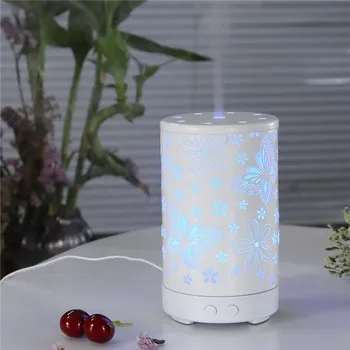 Butterfly Pattern Air Humidifier 100ML Essential Oil Diffuser Iron Art Humidificador Mist Maker LED Lamp Diffuser Aromatherapy
Butterfly Pattern Air Humidifier 100ML Essential Oil Diffuser Iron Art Humidificador Mist Maker LED Lamp Diffuser Aromatherapy