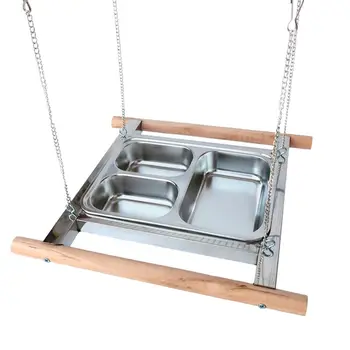 Hanging Stainless Steel Bird Feeder Cup Parrot Cage Food Water Bowl Feeding Dish R7RC
Hanging Stainless Steel Bird Feeder Cup Parrot Cage Food Water Bowl Feeding Dish R7RC