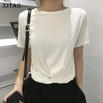 XITAO Casual Short Pleated T Shirt Women Clothes 2020 Fashion Slim Match All Pullover Short Sleeve Short Loose Tee Top DMY3891
XITAO Casual Short Pleated T Shirt Women Clothes 2020 Fashion Slim Match All Pullover Short Sleeve Short Loose Tee Top DMY3891