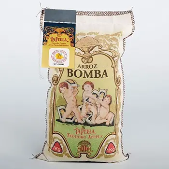 

La Perla – Arroz Bomba para paella denominación de origen arroz de Valencia, 1 kg