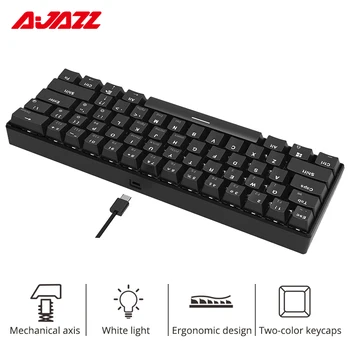 Ajazz i610T Mechanical Backlight Keyboard Bluetooth 3.0 Wireless Dual-Mode 61 Key Full Non-Conflict 17 Light Effect
Ajazz i610T Mechanical Backlight Keyboard Bluetooth 3.0 Wireless Dual-Mode 61 Key Full Non-Conflict 17 Light Effect