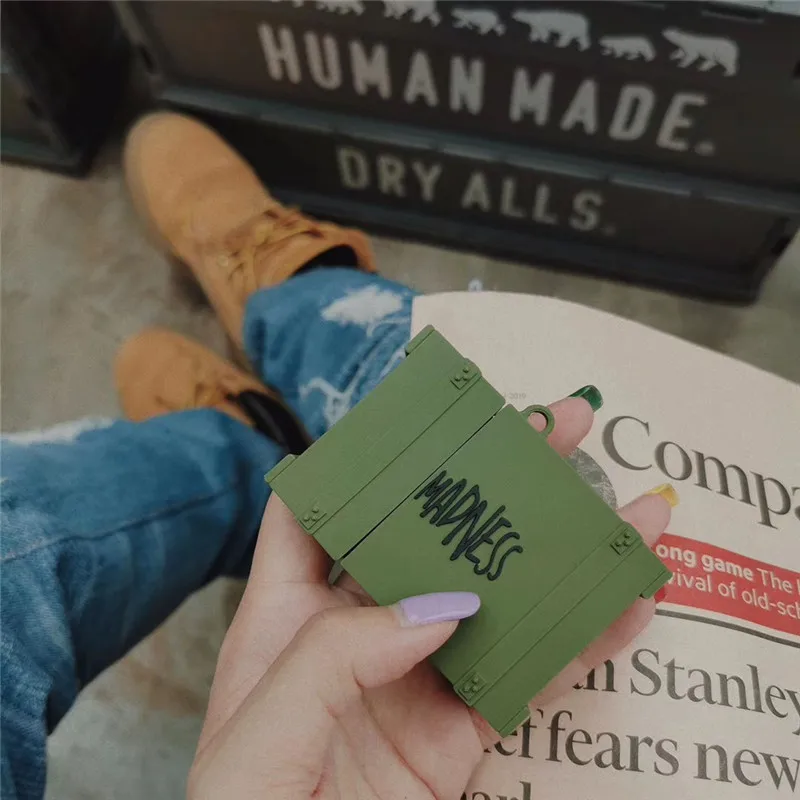Popular Brand Camouflage Military Box Heavy Duty Cover for Apple Airpods 2 1 Wireless Bluetooth Headset Air pods Protection Case
Popular Brand Camouflage Military Box Heavy Duty Cover for Apple Airpods 2 1 Wireless Bluetooth Headset Air pods Protection Case