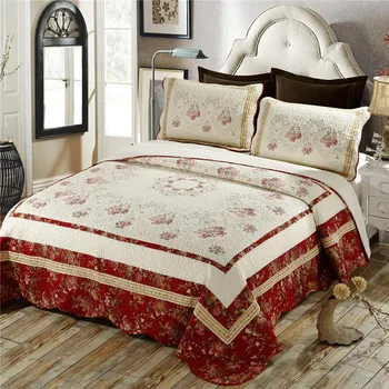 100%cotton Chinese style embroidery knurling patchwork quilt full queen king super king size 3pcs bed cover/bedspread H
100%cotton Chinese style embroidery knurling patchwork quilt full queen king super king size 3pcs bed cover/bedspread H