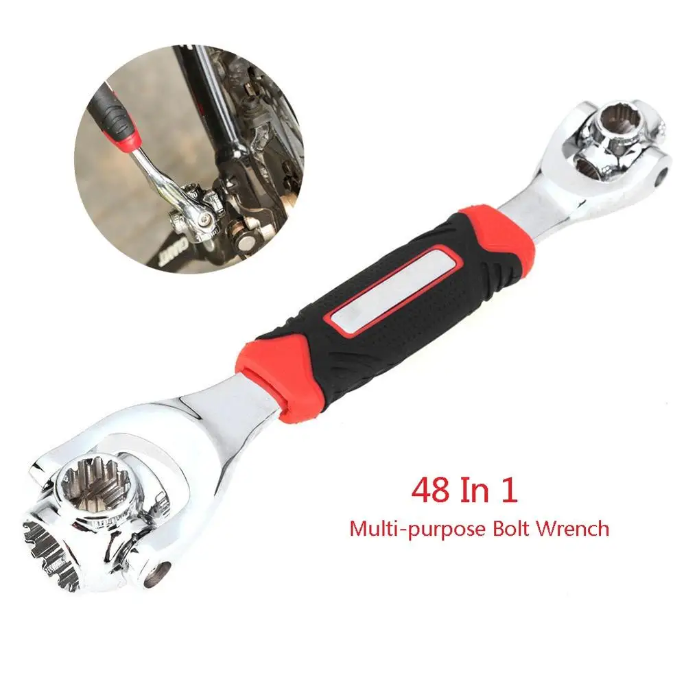 Tool Chest Tiger Wrench 48 In 1 Tools Socket Works with Spline Bolts Torx 360 Degree 6-Point Universial Furniture Repair 25cm
Tool Chest Tiger Wrench 48 In 1 Tools Socket Works with Spline Bolts Torx 360 Degree 6-Point Universial Furniture Repair 25cm