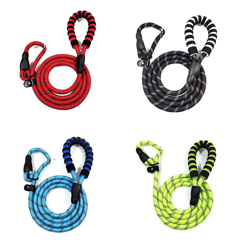 Reflective P Chain Dog Leash Slip Collar pet Walking Leads Nylon Dog Rope soft foam handle For small Medium Large big Dogs
Reflective P Chain Dog Leash Slip Collar pet Walking Leads Nylon Dog Rope soft foam handle For small Medium Large big Dogs