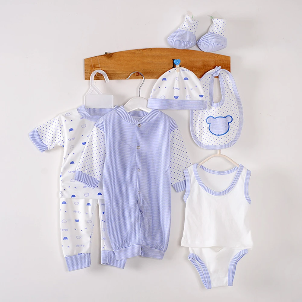 8pcs/set cotton newborn clothes baby clothing set