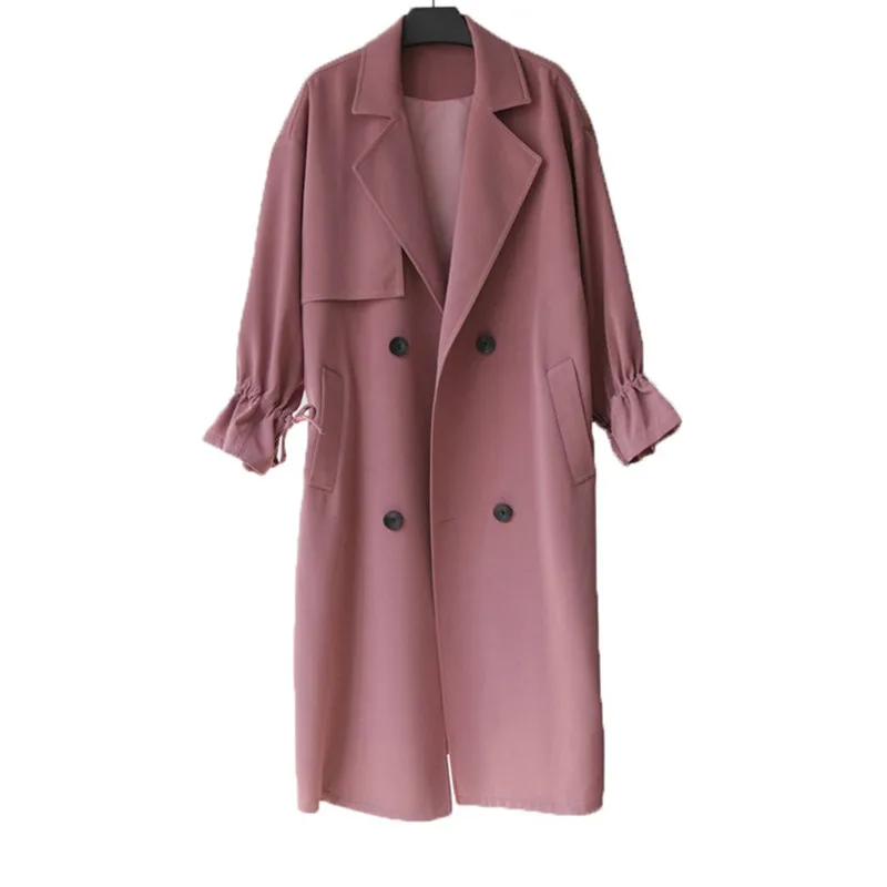 2020 Spring Autumn Khaki Female Trench Coat Mid-length Long Knees Korean Loose Thin Section Windproof Chic
2020 Spring Autumn Khaki Female Trench Coat Mid-length Long Knees Korean Loose Thin Section Windproof Chic