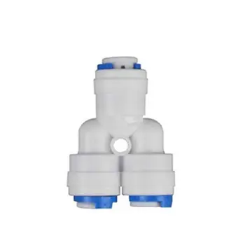 1/4" OD Tube Y Type PE Pipe Fitting Hose Plastic Quick Connector Aquarium RO Water Filter Reverse Osmosis System
1/4" OD Tube Y Type PE Pipe Fitting Hose Plastic Quick Connector Aquarium RO Water Filter Reverse Osmosis System