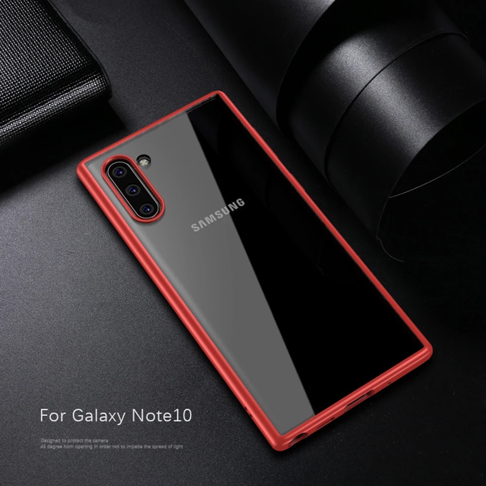 Transparent Hard PC Phone Case for Samsung Note 10 Plus HD Soft TPU Shockproof Protective Cover Shell for Note 10 + Funda Capa
Transparent Hard PC Phone Case for Samsung Note 10 Plus HD Soft TPU Shockproof Protective Cover Shell for Note 10 + Funda Capa