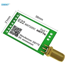 CDSENET XSX1262 RF Chip LoRa Spread Spectrum Wireless Module Longer Transmission Distance Lower Power Consumption E22-900T22DC
CDSENET XSX1262 RF Chip LoRa Spread Spectrum Wireless Module Longer Transmission Distance Lower Power Consumption E22-900T22DC