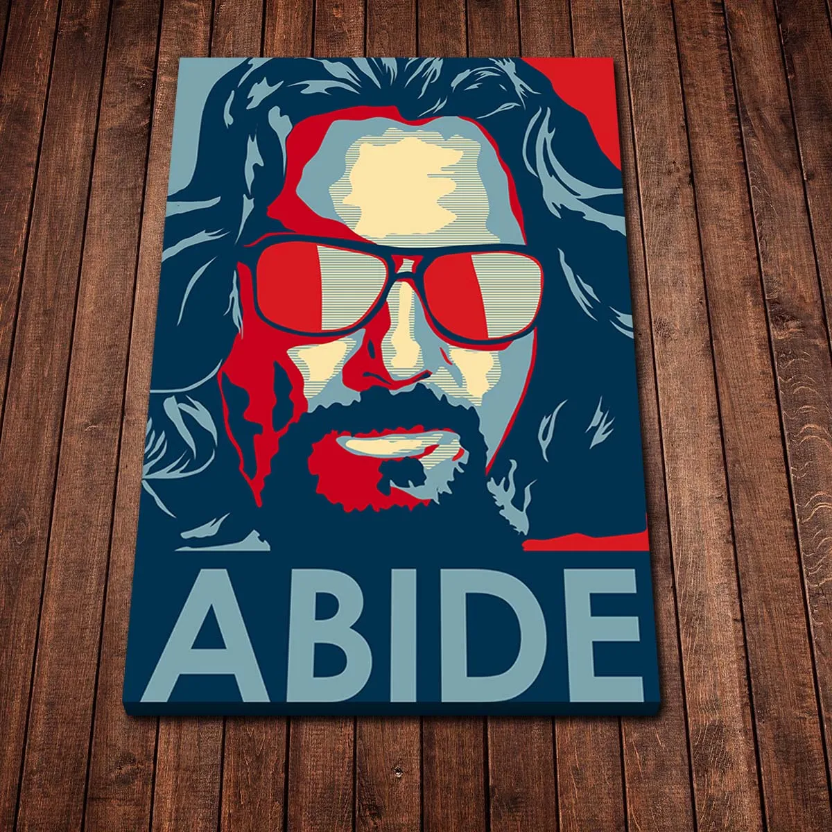 Картина на холсте настенная живопись Большой Lebowski The Dude Abides плакаты и принты