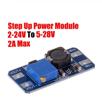 MT3608 DC-DC Step Up Converter Booster Power Supply Module Boost Step-up Board MAX output 28V 2A High Quality for arduino
MT3608 DC-DC Step Up Converter Booster Power Supply Module Boost Step-up Board MAX output 28V 2A High Quality for arduino