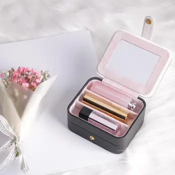 Portable Travel Small Jewelry Box Storage Organizer Box with mirror Inside Velvet Necklace Earrings Organizer Display Gift Case
Portable Travel Small Jewelry Box Storage Organizer Box with mirror Inside Velvet Necklace Earrings Organizer Display Gift Case