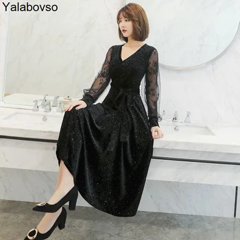 V Neck High Quality Dresses Vintage For Women Pleuche Dress Female Long Sleeves Tip Grade Female Clothes
V Neck High Quality Dresses Vintage For Women Pleuche Dress Female Long Sleeves Tip Grade Female Clothes