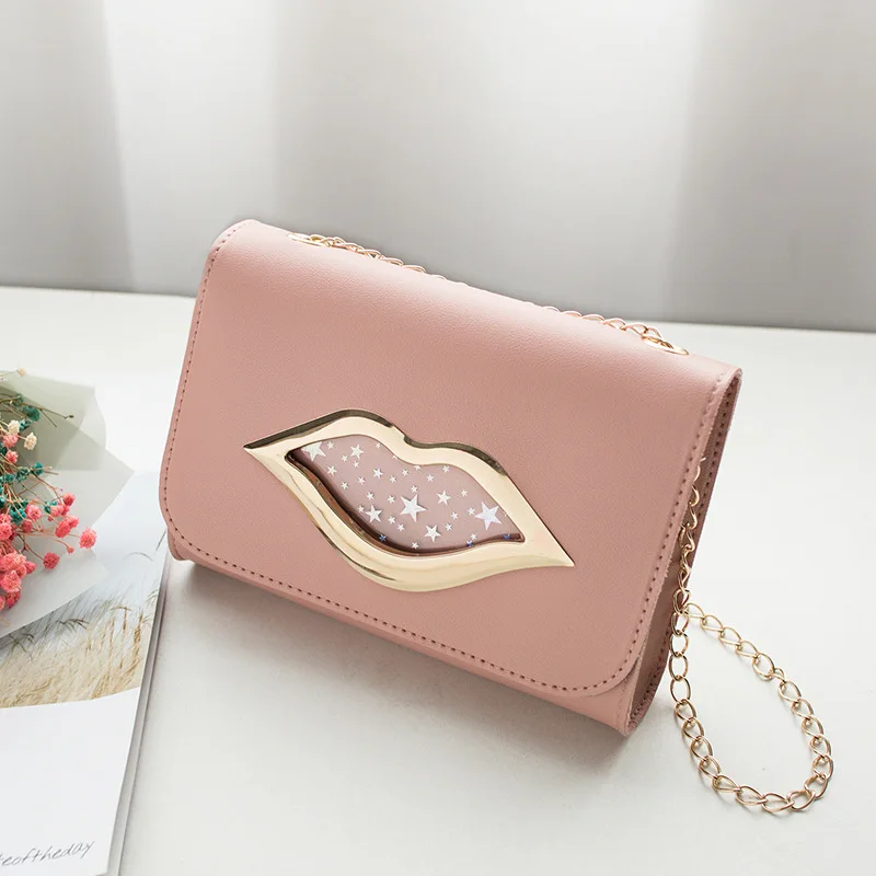 2019 New Style Korean-style Lip Red Metal One-Shoulder Chain Square Sling Bag Oblique Mobile Phone Bag
2019 New Style Korean-style Lip Red Metal One-Shoulder Chain Square Sling Bag Oblique Mobile Phone Bag