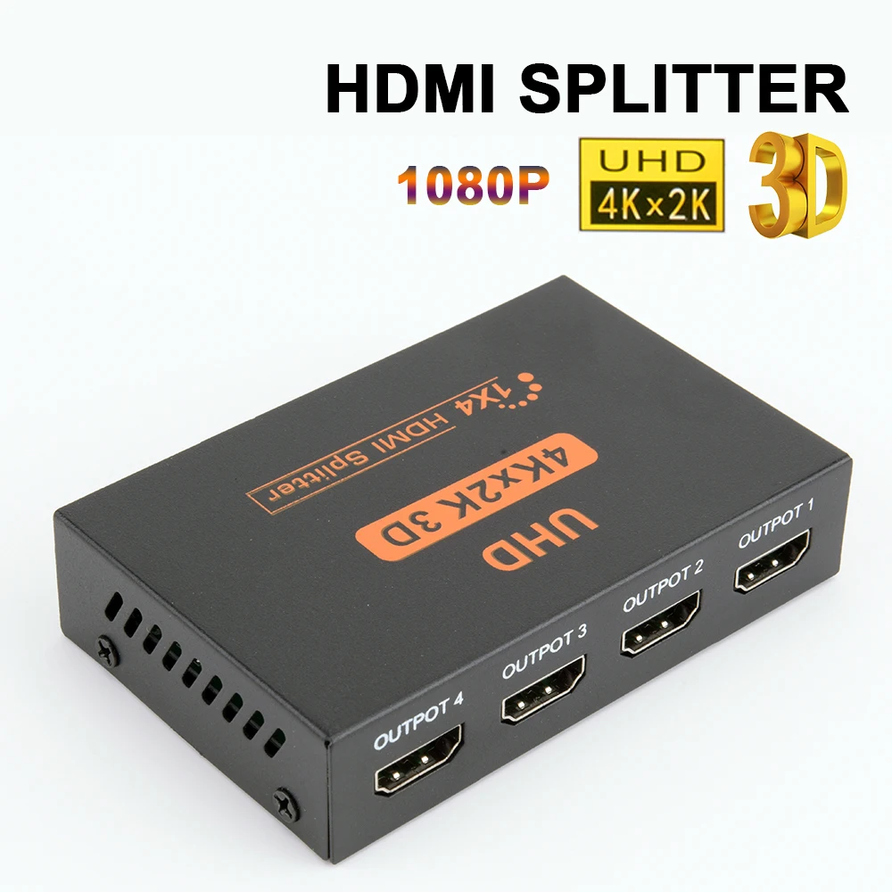 Video splitter Hdmi 4-port splitter hdmi adapter 4k sync HDMI 4-port output for HD projector DLP TV LCD
Video splitter Hdmi 4-port splitter hdmi adapter 4k sync HDMI 4-port output for HD projector DLP TV LCD