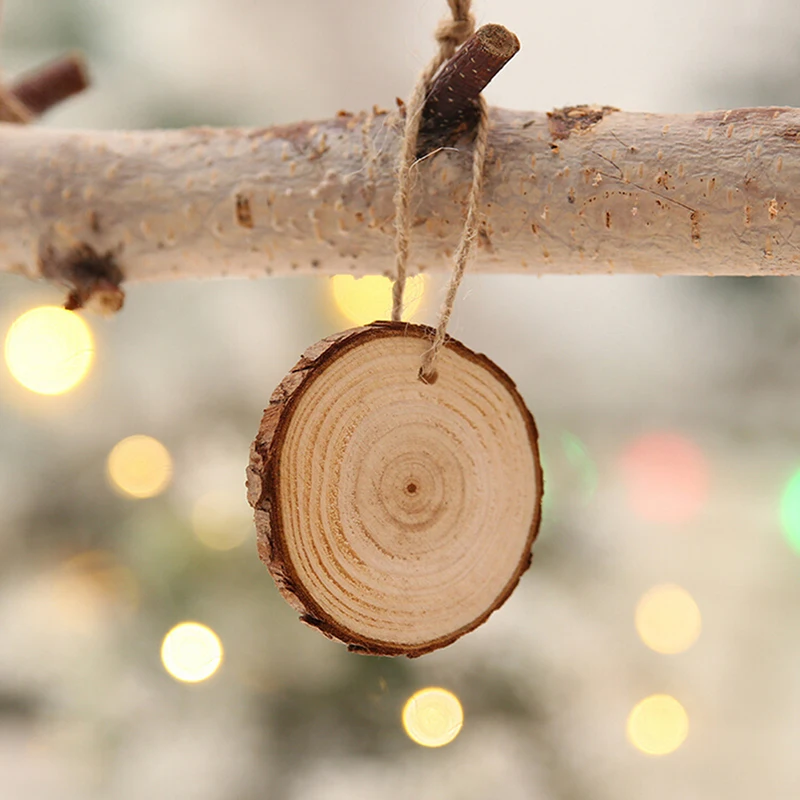 10/50pcs Natural Blank Wood Pieces Slice Round Unfinished Wooden Discs for Crafts Centerpieces Wooden DIY Christmas Ornaments
10/50pcs Natural Blank Wood Pieces Slice Round Unfinished Wooden Discs for Crafts Centerpieces Wooden DIY Christmas Ornaments