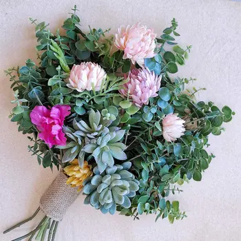 Artificial Grey Green Eucalyptus Leaves Stems 13.6' Tall Bulk Wedding Bouquet Greenery Rustic Holiday Greens for Vase Mason Jar
Artificial Grey Green Eucalyptus Leaves Stems 13.6' Tall Bulk Wedding Bouquet Greenery Rustic Holiday Greens for Vase Mason Jar