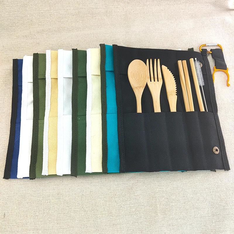 Bamboo Cutlery Set Eco Friendly Reusable Wooden Tableware Set Dinnerware Outdoor Portable Spoon, Fork, Knife,Flatware 6pcs
Bamboo Cutlery Set Eco Friendly Reusable Wooden Tableware Set Dinnerware Outdoor Portable Spoon, Fork, Knife,Flatware 6pcs
