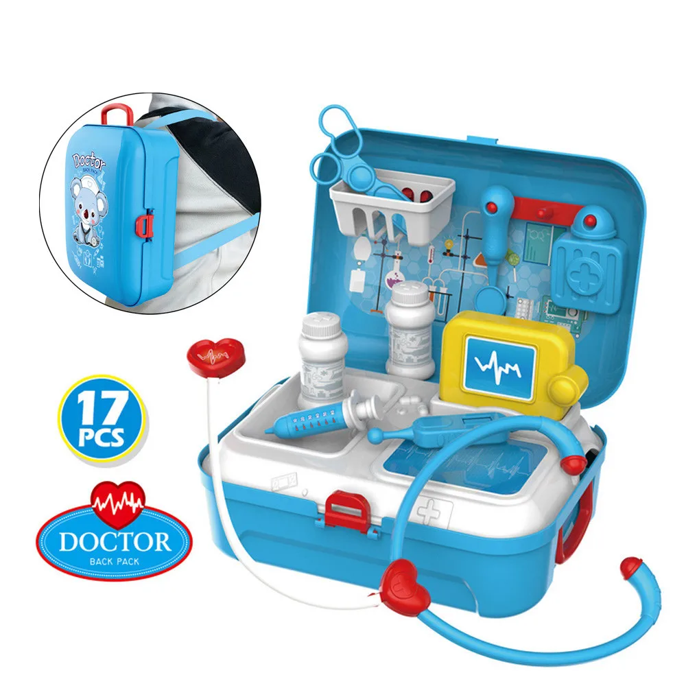 Medical Kit Doctor Nurse Dentist Pretend Roles Play Toy Set Kids Game Gift Children's educational toys and leisure gifts #Y2
Medical Kit Doctor Nurse Dentist Pretend Roles Play Toy Set Kids Game Gift Children's educational toys and leisure gifts #Y2